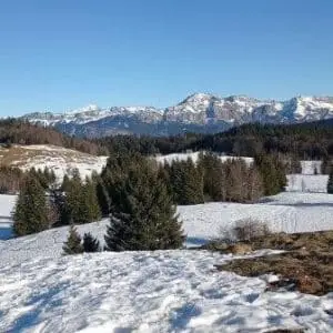 voeux 2023 paysage montagne et neige